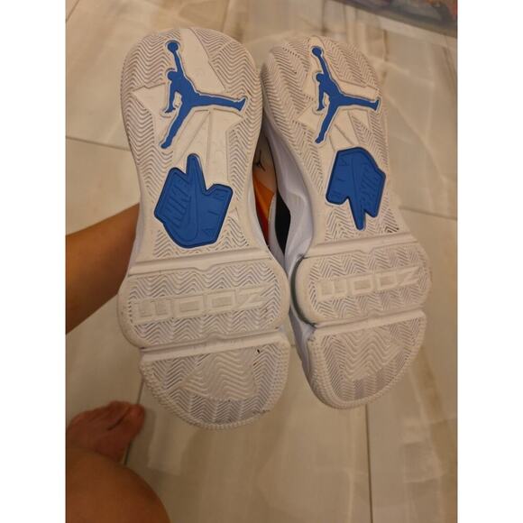 Nike Jordan Zoom ‘92 Women's Size 9 White Black Siren Red Yellow CK9184-102 - Picture 11 of 16